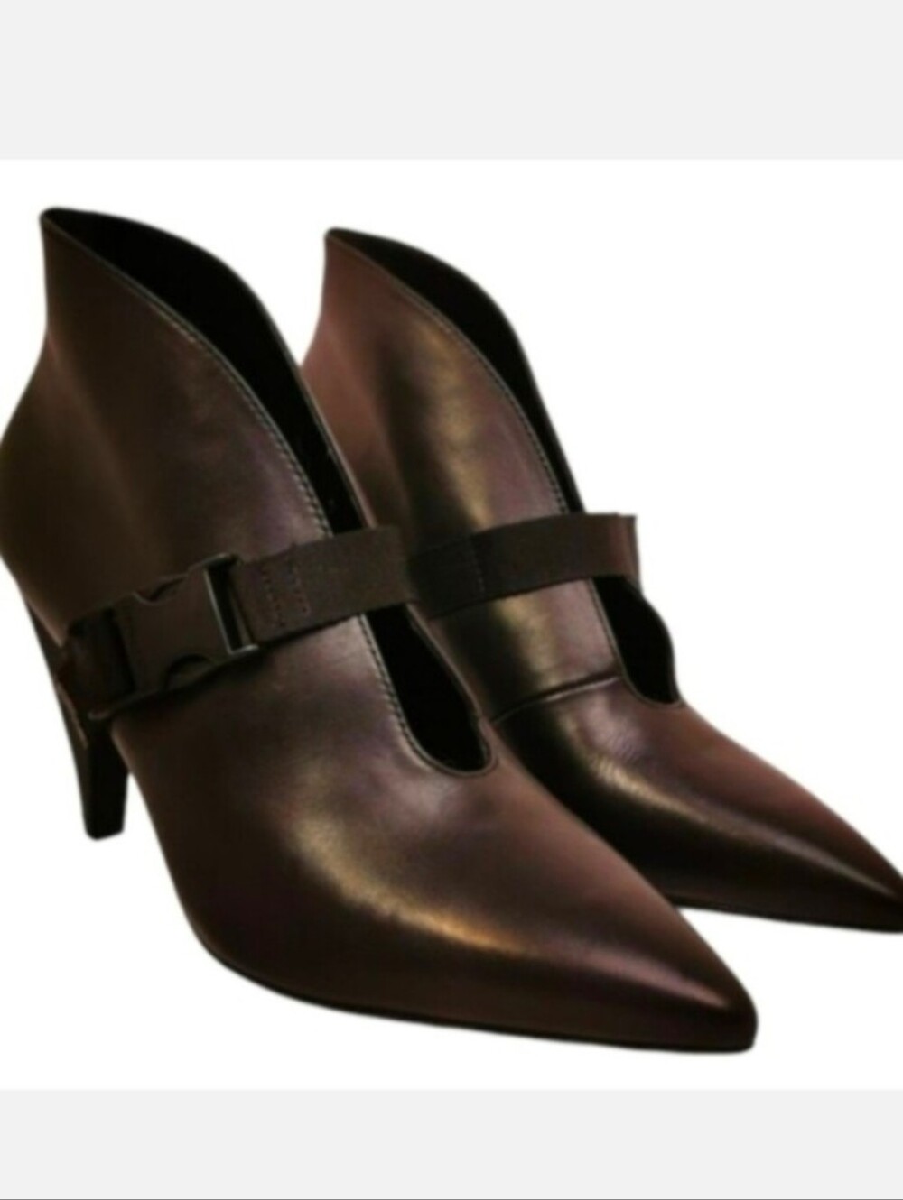 Kendall & Kylie Pointed-Toe Ankle Heels in Black